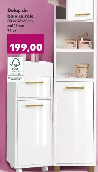 Kaufland Dulap de baie cu role Ofertă