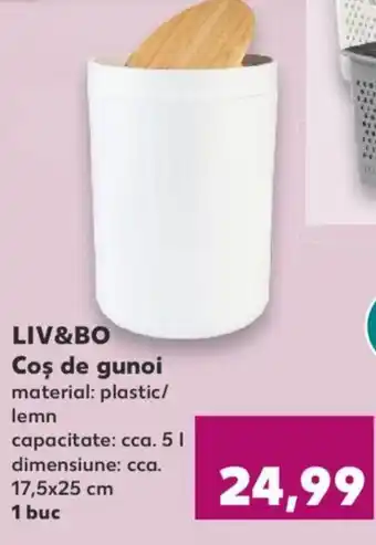 Kaufland LIV&BO Cos de gunoi Ofertă