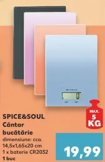 Kaufland SPICE&SOUL Cântar bucătărie Ofertă