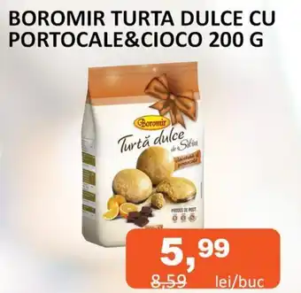 Unicarm BOROMIR TURTA DULCE CU PORTOCALE&CIOCO 200 G Ofertă