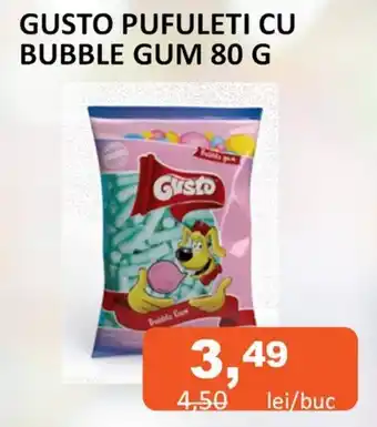 Unicarm GUSTO PUFULETI CU BUBBLE GUM 80 G Ofertă