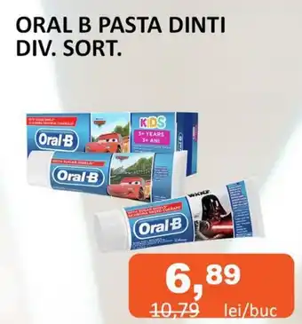 ORAL B PASTA DINTI DIV. SORT.