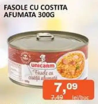 Unicarm FASOLE CU COSTITA AFUMATA 300G Ofertă