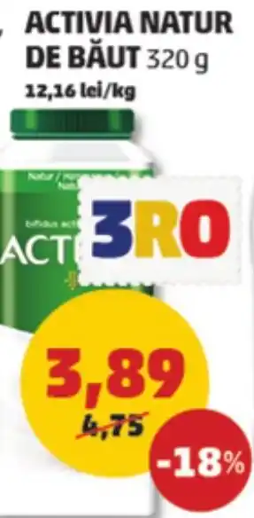 Penny ACTIVIA NATUR DE BĂUT Ofertă