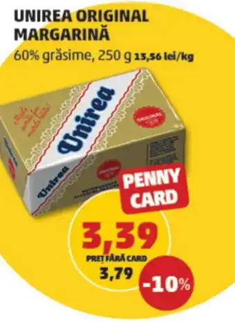 Penny UNIREA ORIGINAL MARGARINĂ Ofertă