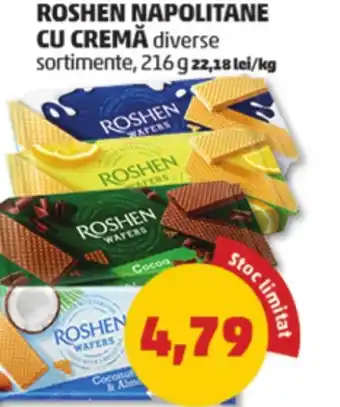 Penny ROSHEN NAPOLITANE CU CREMĂ Ofertă