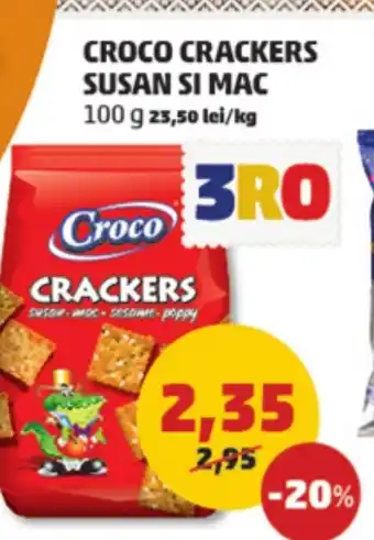 Penny CROCO CRACKERS SUSAN SI MAC Ofertă