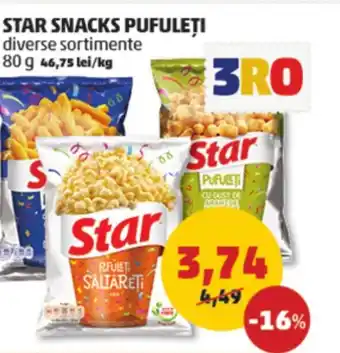 Penny STAR SNACKS PUFULEȚI Ofertă
