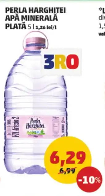 Penny PERLA HARGHITEI APĂ MINERALĂ PLATĂ 5 L Ofertă