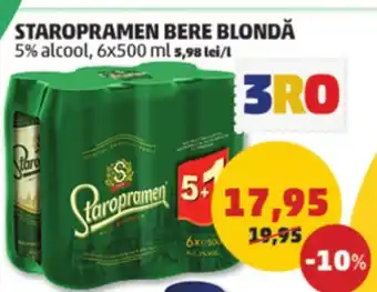 Penny STAROPRAMEN BERE BLONDĂ Ofertă