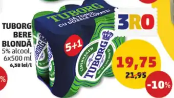 Penny TUBORG BERE BLONDĂ Ofertă