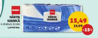 Penny HÂRTIE IGIENICĂ Ofertă