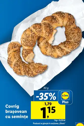 Lidl Covrig brașovean cu seminţe Ofertă