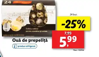 Lidl Ouă de prepeliță Ofertă