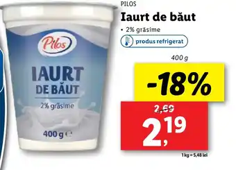 Lidl PILOS Iaurt de băut Ofertă