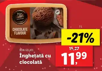 Lidl BON GELATI Îngheţată cu ciocolată Ofertă