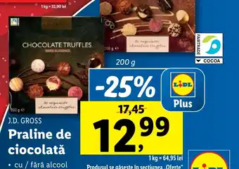 Lidl J.D. GROSS Praline de ciocolată Ofertă