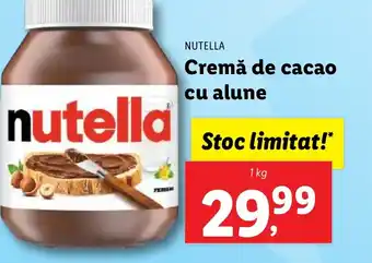 NUTELLA Cremă de cacao cu alune