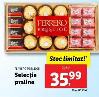 Lidl FERRERO PRESTIGE Selecție praline Ofertă
