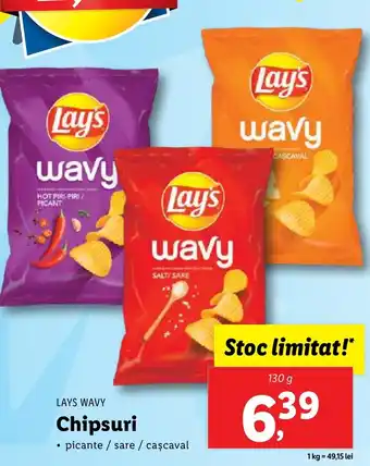 Lidl LAYS WAVY Chipsuri Ofertă