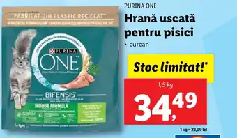 Lidl PURINA ONE Hrană uscată pentru pisici Ofertă
