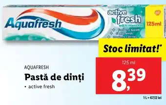 AQUAFRESH Pastă de dinţi