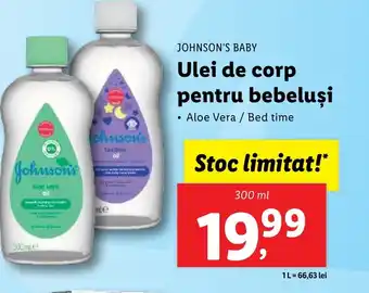 JOHNSON'S BABY Ulei de corp pentru bebeluşi