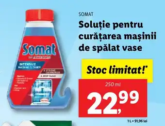 Lidl SOMAT Soluție pentru curățarea maşinii de spălat vase Ofertă
