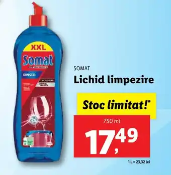 Lidl SOMAT Lichid limpezire Ofertă