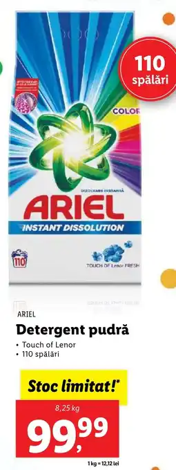 Lidl ARIEL Detergent pudră Ofertă