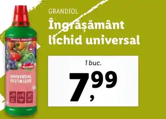 Lidl GRANDIOL Îngrășământ lichid universal Ofertă