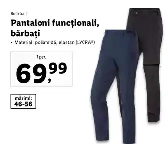 Lidl Rocktrail Pantaloni funcționali, bărbaţi Ofertă