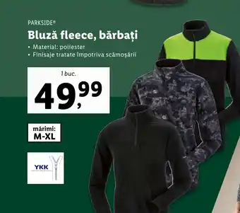 Lidl PARKSIDEⓇ Bluză fleece, bărbați Ofertă