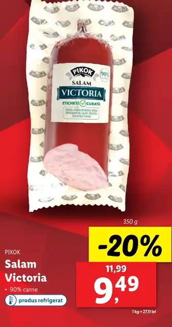 Lidl PIKOK Salam Victoria Ofertă