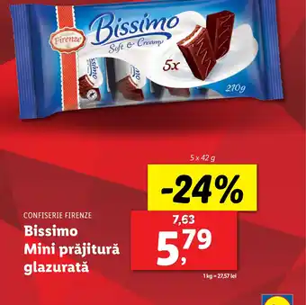 Lidl CONFISERIE FIRENZE Bissimo Mini prăjitură glazurată Ofertă