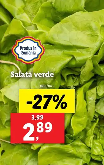 Lidl Salată verde Ofertă