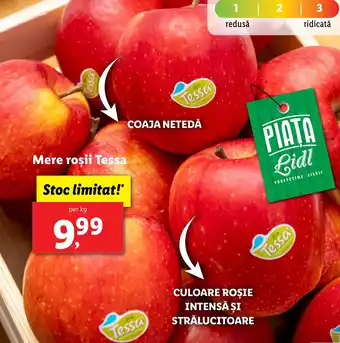 Lidl Mere roşii Tessa Ofertă