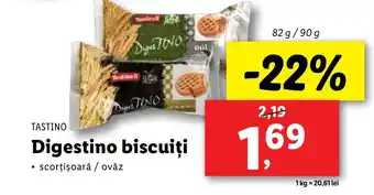 Lidl TASTINO Digestino biscuiţi Ofertă