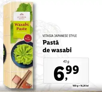 Lidl VITASIA JAPANESE STYLE Pastă de wasabi Ofertă