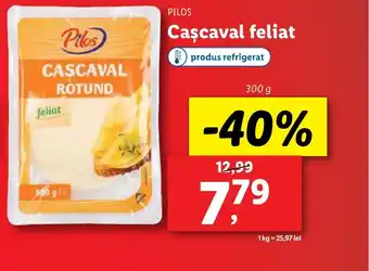 Lidl PILOS Caşcaval feliat Ofertă
