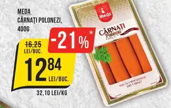 Mega Image MEDA CÂRNAŢI POLONEZI, 400G Ofertă