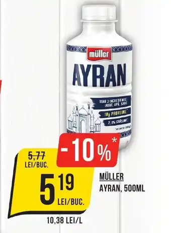 Mega Image MÜLLER AYRAN, 500ML Ofertă