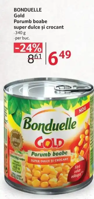 Selgros BONDUELLE Gold Porumb boabe super dulce și crocant Ofertă