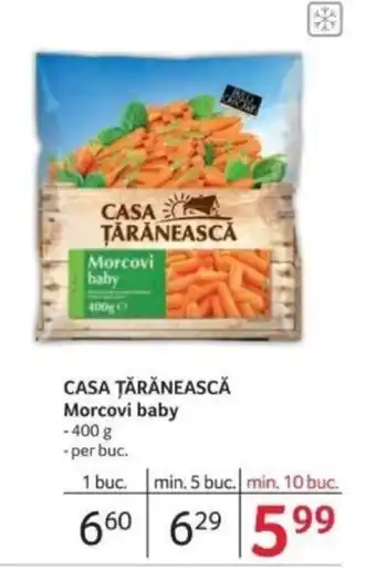 Selgros CASA ŢĂRĂNEASCĂ Morcovi baby Ofertă