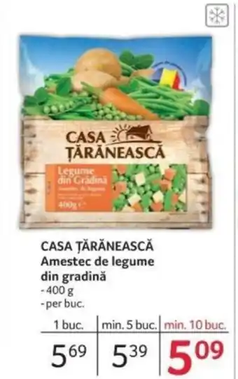 Selgros CASA ŢĂRĂNEASCĂ Amestec de legume din gradină Ofertă