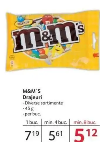 Selgros M&M'S Drajeuri Ofertă