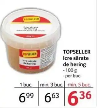 Selgros TOPSELLER Icre sărate de hering Ofertă