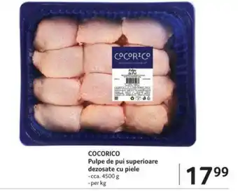 Selgros COCORICO Pulpe de pui superioare dezosate cu piele Ofertă