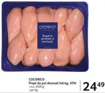 Selgros COCORICO Piept de pui dezosat întreg, ATM Ofertă