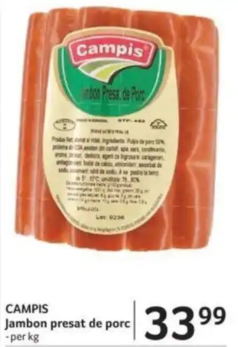 Selgros CAMPIS Jambon presat de porc Ofertă